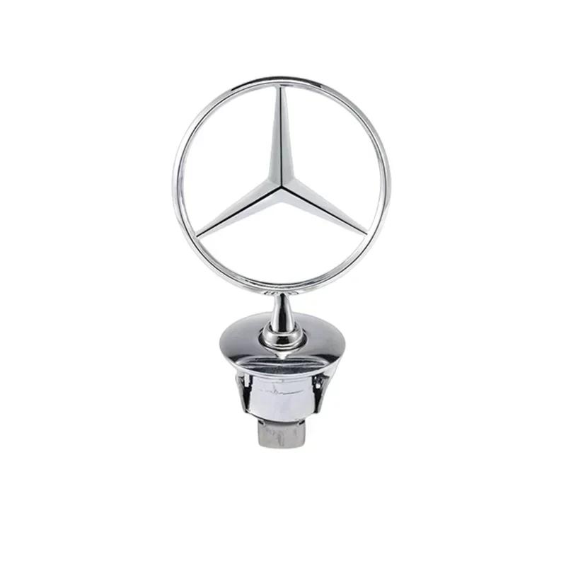 BAM1 Car Front Bonnet Hood Emblem Badge for Mercedes Benz W202 W203 W204 W205 W208 W210 W220 GLA CLA GLC GLK GLE Accessories