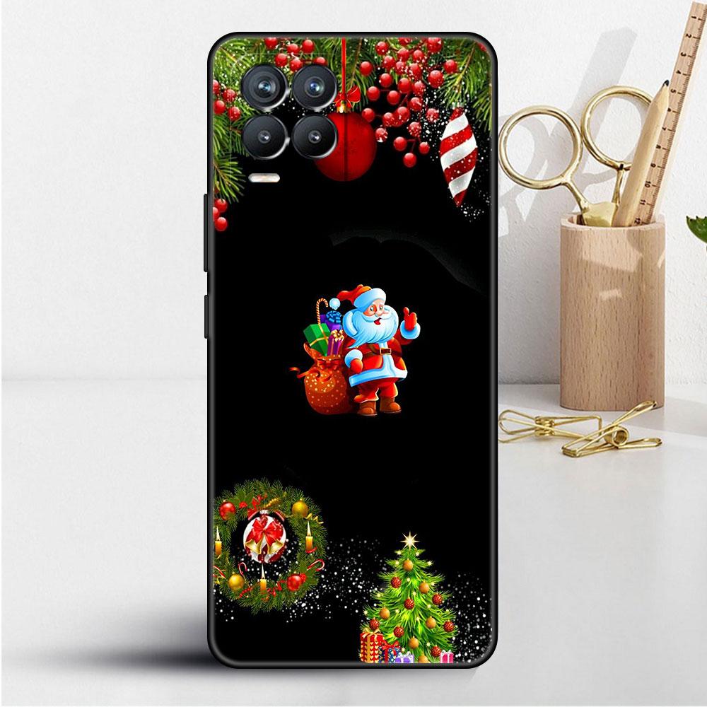Чехол для Realme 8 C21y GT Neo 2 3 8i C21 7 C11 6 C12 C35 C3 GT 9 Pro C12 Master Funda Phone Cover Snow Merry Christmas