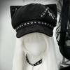 Модная шапка художника с люверсами Модная шляпа Британский берет для свиданий Фотосъемки Кепка Головной убор Шапка художника
