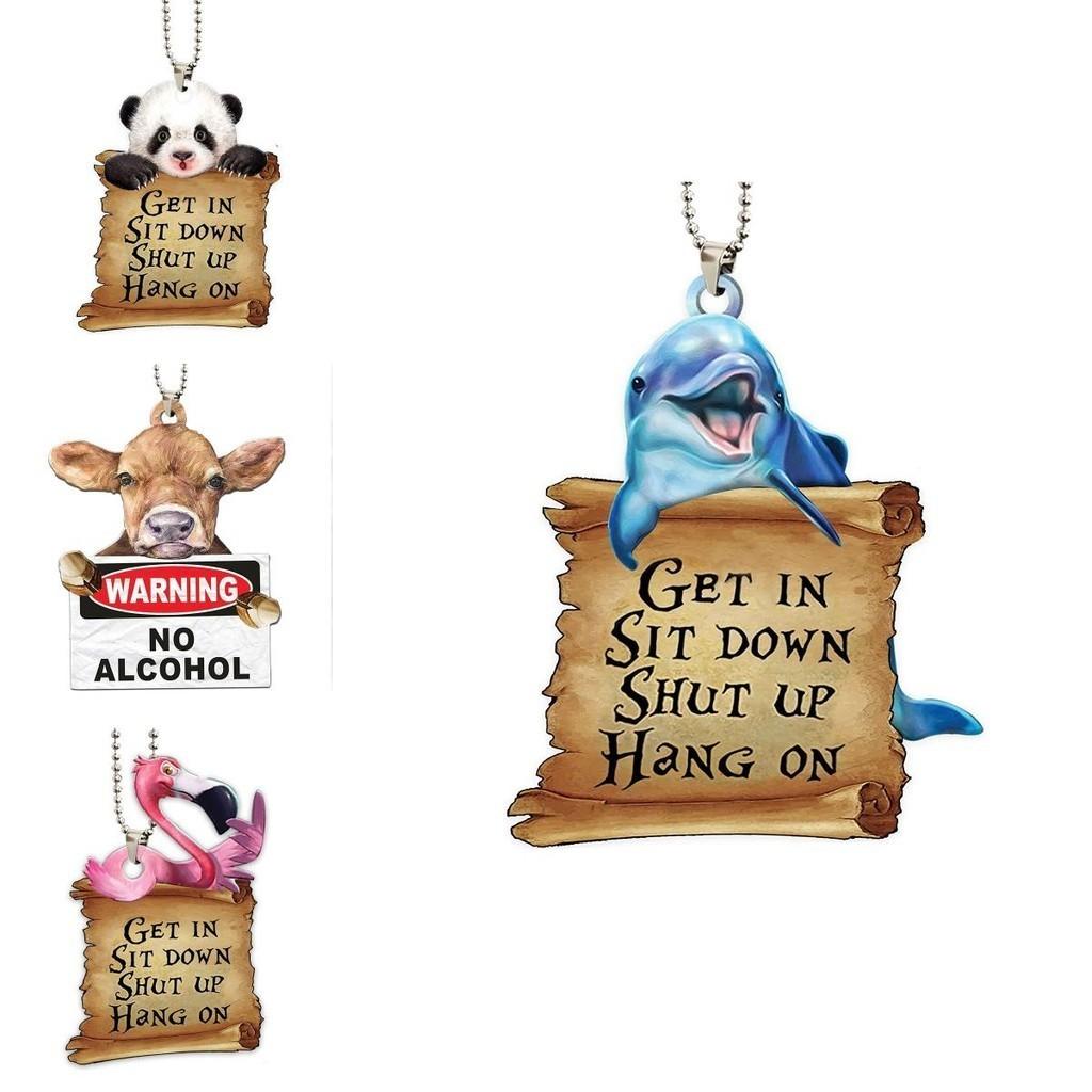 Аксессуар для зеркала заднего вида автомобиля Дельфин Украшение Новогодняя елка Подвесное украшение Домашний декор Подарок Акриловый материал