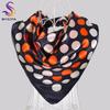 [BYSIFA] Black Red Dot Women Scarves Hijabs New Pollka Dot Design Satin Silk Large Square Scarf Shawl Fall Winter Neck Scarves