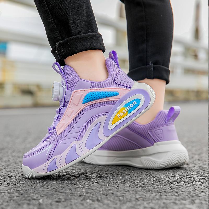 Boys Girls Tennis Sports Shoes Kid's Students Casual Sneakers All Seasons Trekking Trainers for Childrens