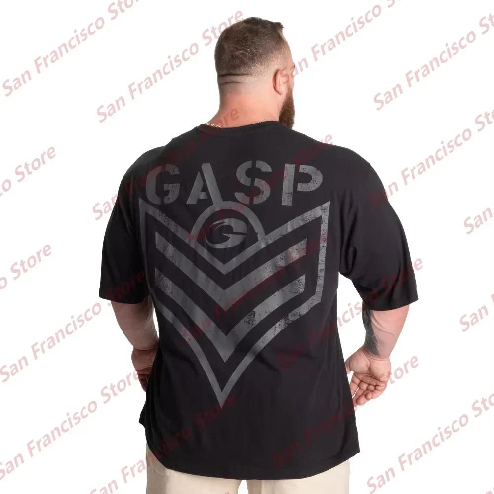 Футболка из хлопка в американском стиле для мужчин, летняя футболка Iron Tee с индивидуальным принтом, уличная мода, фитнес-одежда, женская повседневная футболка