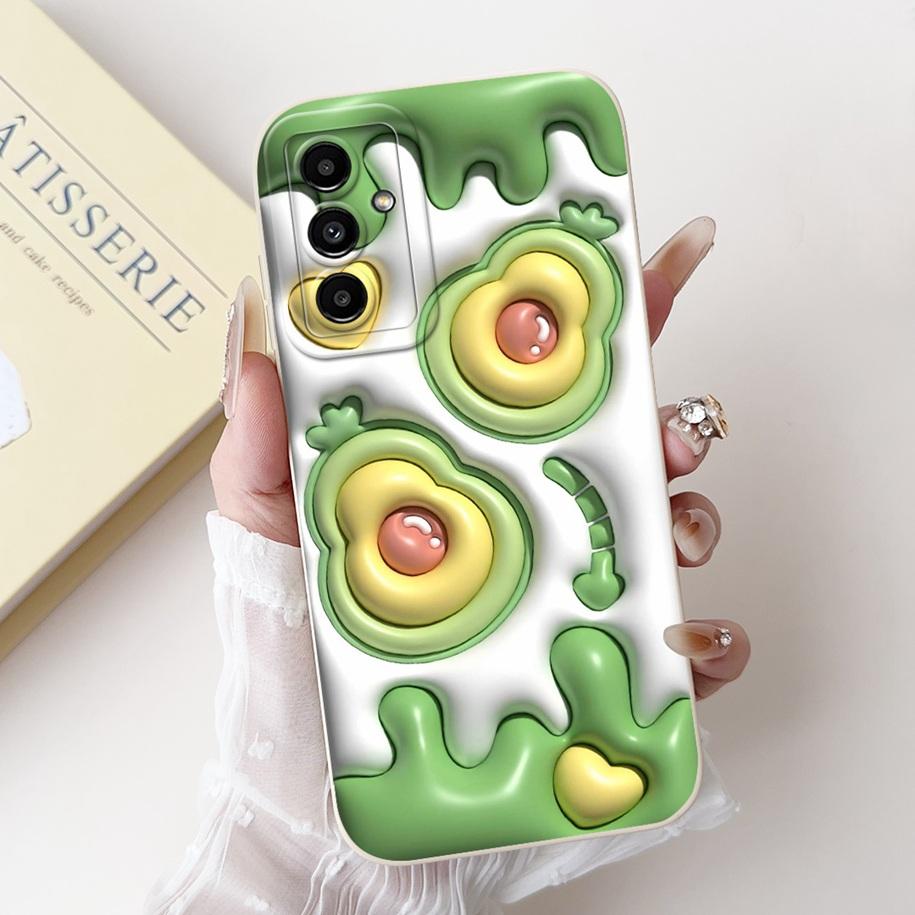Для Samsung Galaxy M52 M54 M55 5G Чехол Милый Авокадо Мягкий Силиконовый Задняя Крышка Для Samsung F54 5G Чехол для Телефона M 54 SM-M546B Fundas