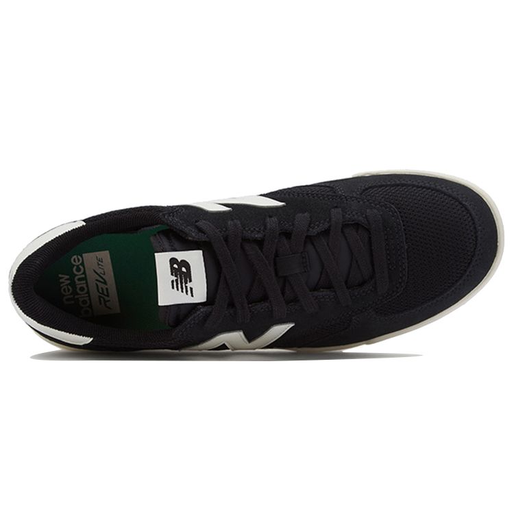 New Balance NB 300 Ткань Двухслойная коровья кожа Повседневная носка Прочные Легкие Дышащие Низкие кеды Унисекс кроссовки Черный Белый CRT300K1