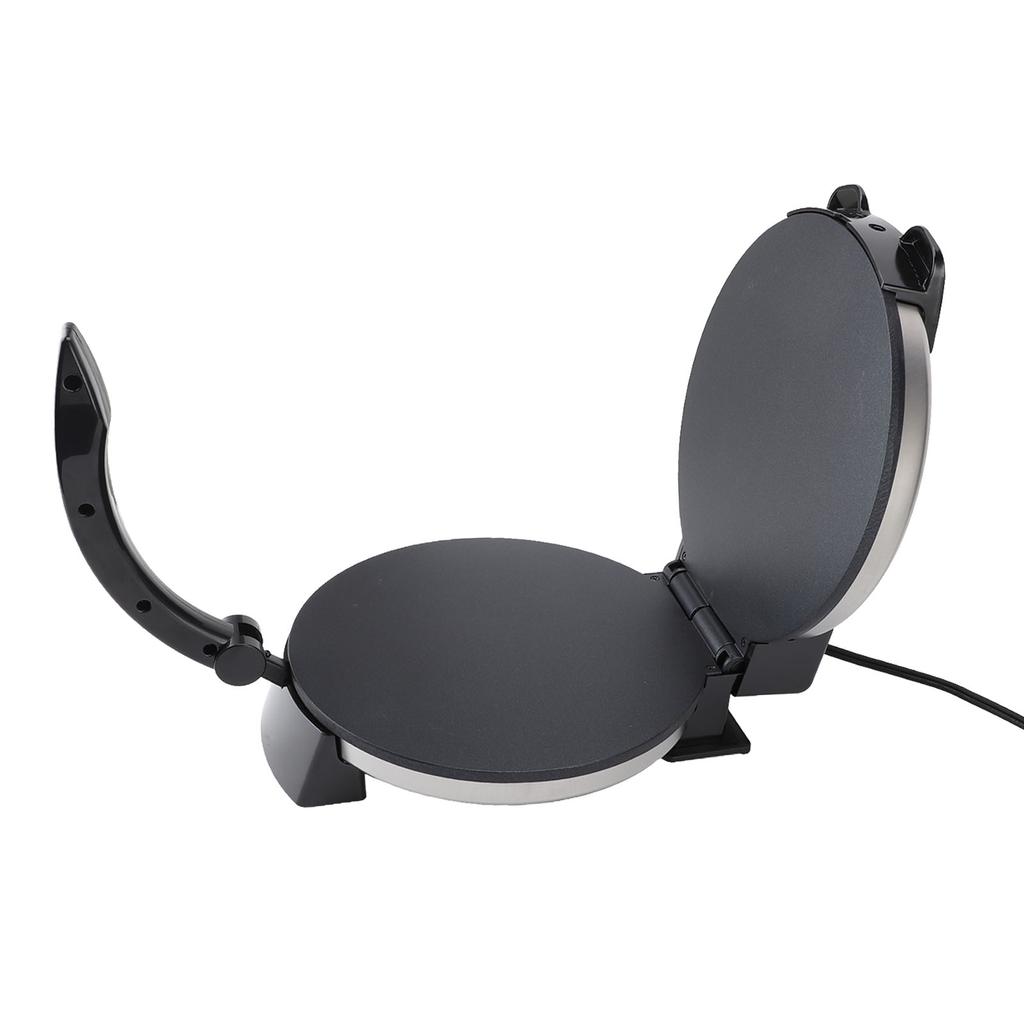 Electric Tortilla Maker 10in Knob Temperature Control Anti Stick Roti Maker Machine with Stainless