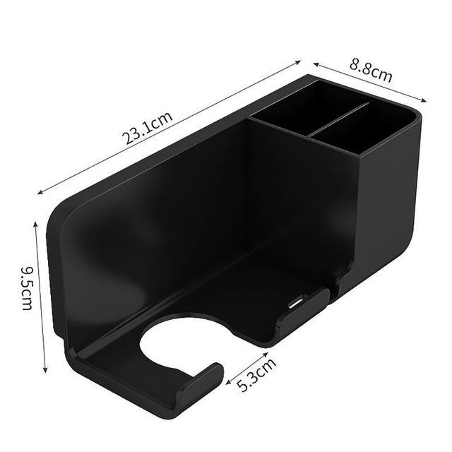 Держатель для хранения Держатель для фена Настенная стойка Полка для ванной комнаты Полки для хранения Аксессуары Полки Кронштейн для хранения щеток для волос