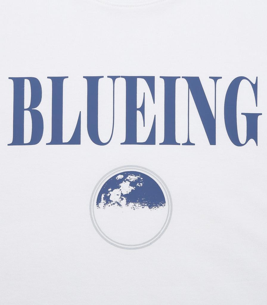 Футболка с графическим логотипом Beulluing Blueing Planet [Белый]