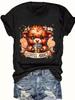 women's plus size tank top Cute Bull Coffee Cup Banner Suitable for sports and daily wear summer casual shirts womens clothes