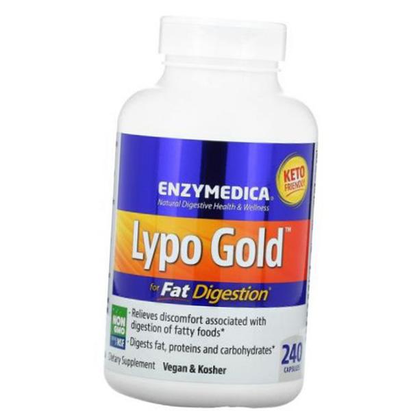 Fat Digesting Enzymes, Lypo Gold, Enzymedica  (69466011)