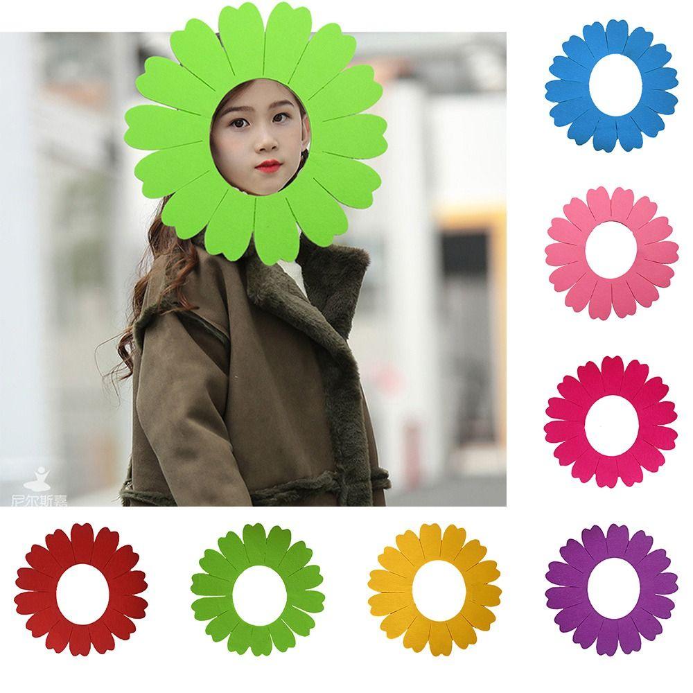 Cosplay Costume Sunflower Headgear 39cm Sunflower Hat Hood High Quality Performance Props