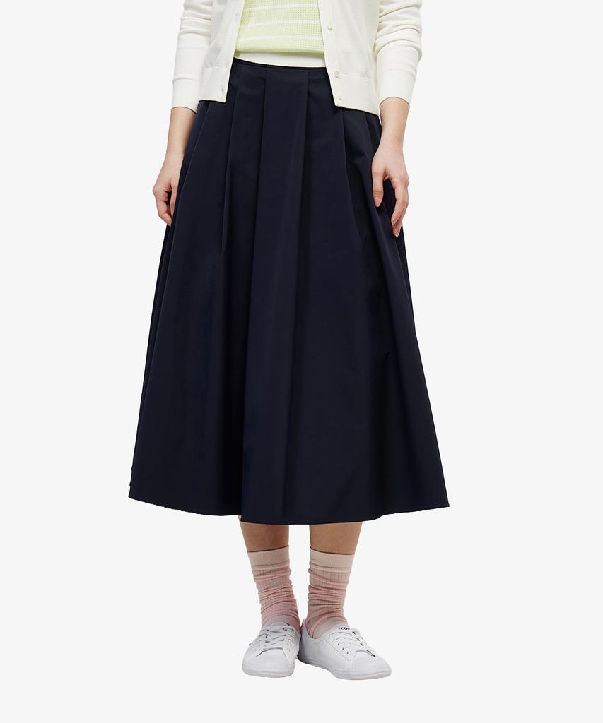 Lacoste Women'S Pleated Mid-Length Skirt Jf523E-56G Hde