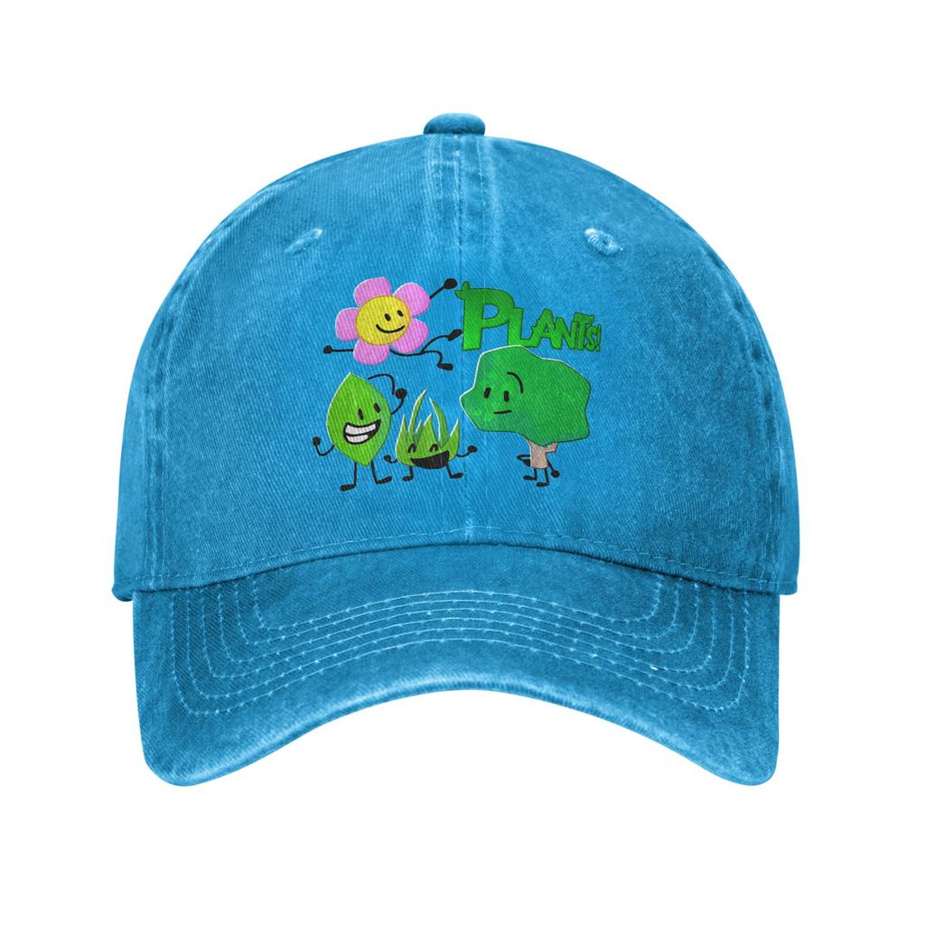 BFDI Plant Characters Casual Baseball Cap For Unisex WomenSummer BFDI Hunting Camping Hip Hop Hats y2k Cool Hot Sale Baseball Cap