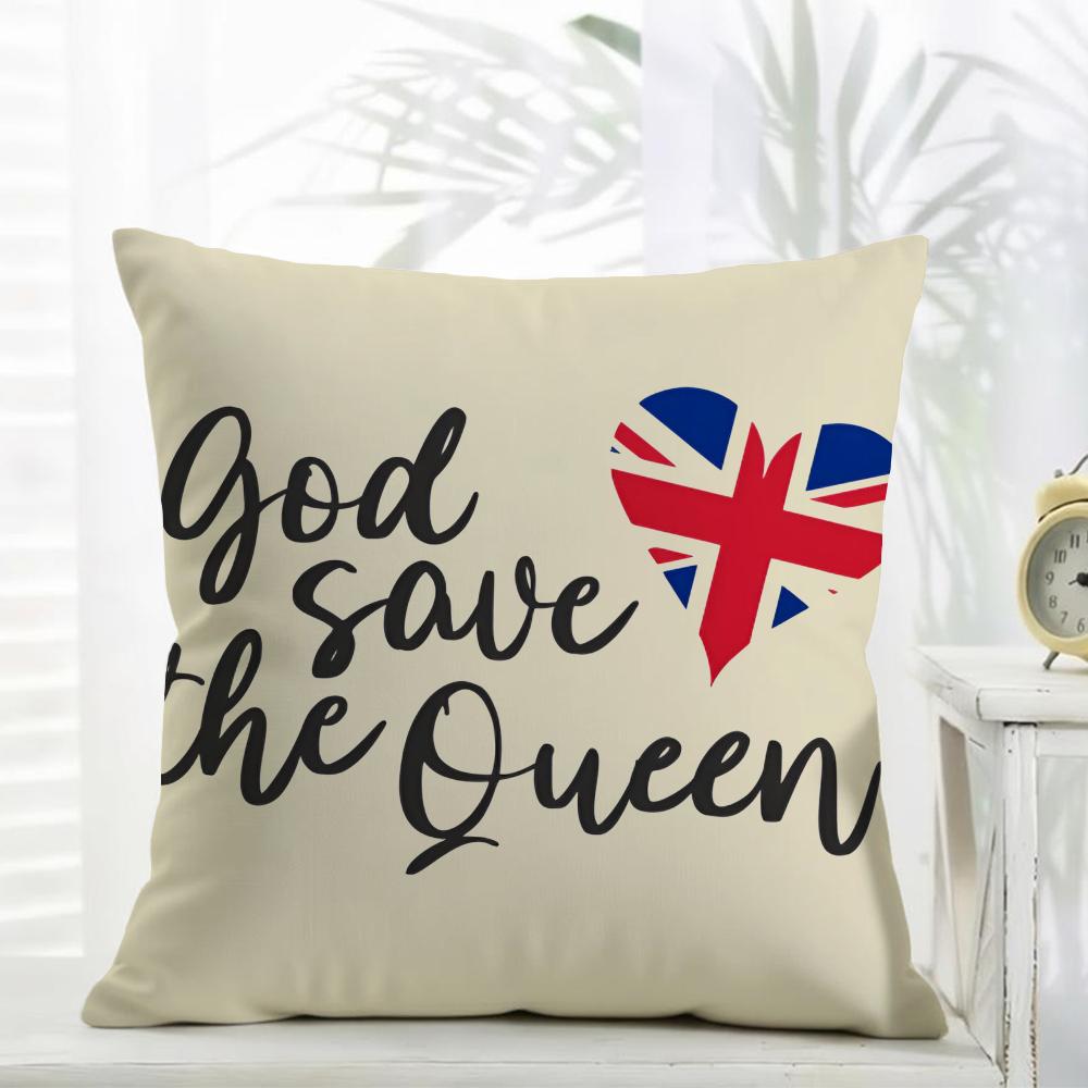 Модная современная S-Save The Queens Наволочка-подушка Ежедневная стирающаяся Льняная наволочка Мягкая для дивана кровати домашней комнаты Декор