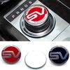 1 шт. Металлическая наклейка с логотипом SV, наклейка на ручку переключения передач автомобиля, центральная декоративная эмблема, накладка-значок для R-anger-Rover Sport Discovery Defender Freelander