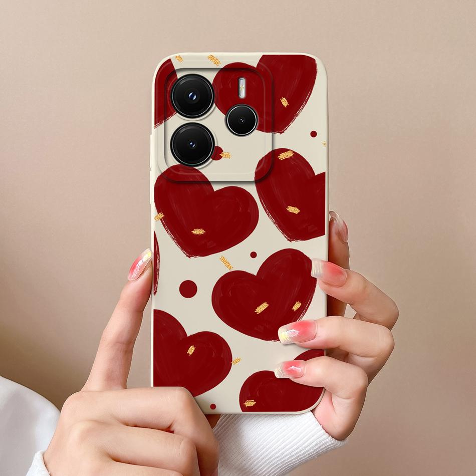 Чехол для Redmi Note 14 Pro Plus Мультяшный Высококачественный Чехол для Телефона Для Xiaomi Redmi Note14 Pro+ Мягкий Жидкий Силикон Задние Крышки