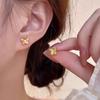 Серьги-цветы в сказочном стилеИзделия из нержавеющей стали с золотым покрытием Пирсинг Романтические аксессуары для свадебной вечеринки