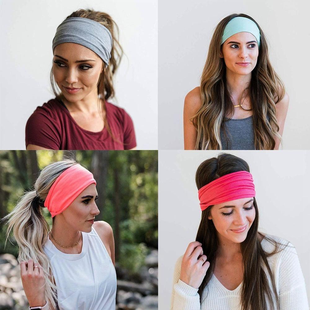 Аксессуары Абсорбирующая спортивная повязка от пота для головы Йога Повязки для волос Велосипедная повязка на голову Повязка на голову для спортсмена