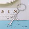 Custom English Alphabet Keychain: Personalized Letter Pendant Gift