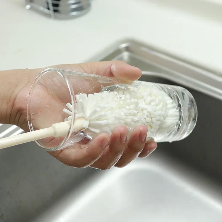 Кухонная щетка-губка с длинной ручкой Щетка для мытья бутылочек Щетка для детских бутылочек Чистящее средство для пивных кувшинов Кухонные принадлежности