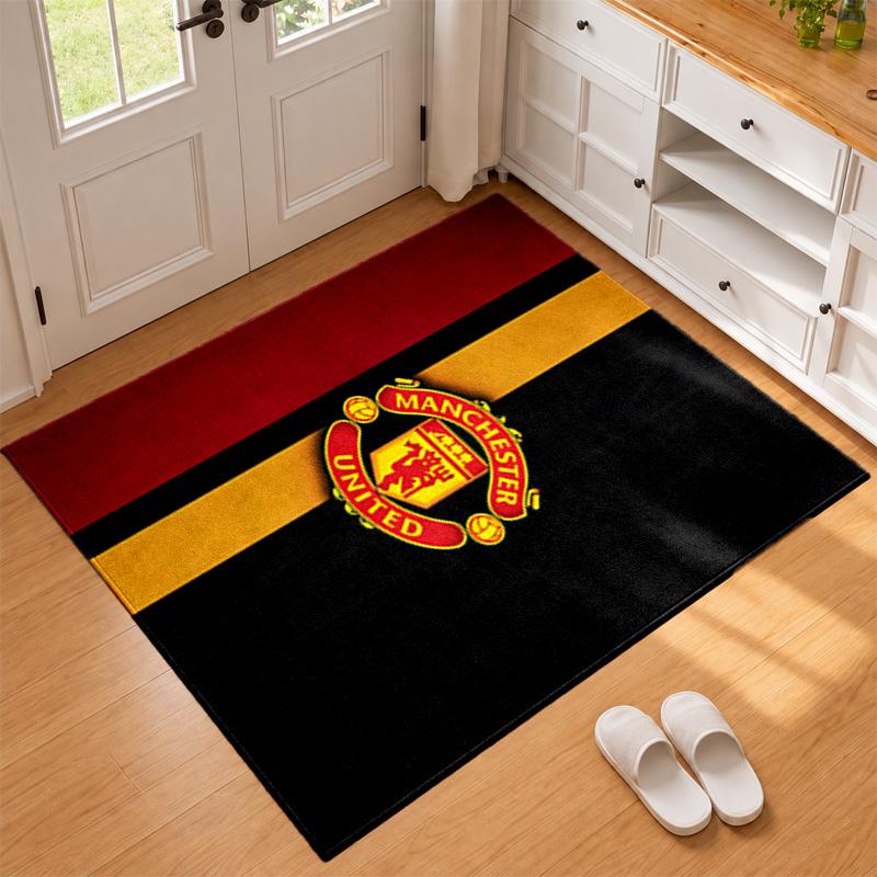 FC Manchester Carpet Door Mat for Living Room or Bedroom Protective Mat Under Chair Office Decoration Christmas Gift Birthday Present