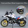 Large 1:9 R1250GS S1000RR Motorcycle Metal Diecast Model Toy Metal Body Sound Light Cars Models Birthday Gifts Collection