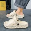 Fashion New Men Slippers Summer Casual EVA Soft-soled Platform Slides Sandals Indoor Outdoor Lightweight Walking Beach Shoes Flip Flops