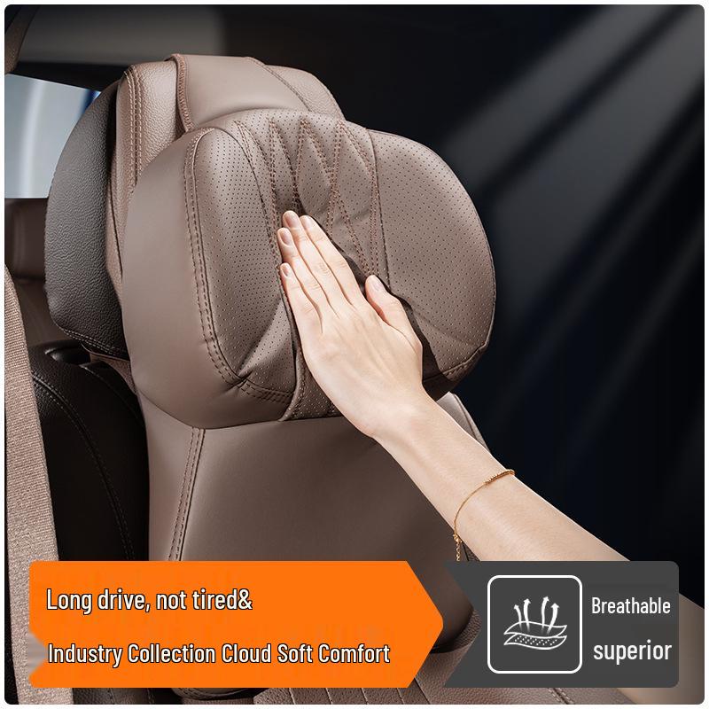 Lynk & Co Car Headrest & Lumbar Support Set for 01/06/07/08/09/10EMP/Z20/900 - Neck & Waist Protection.