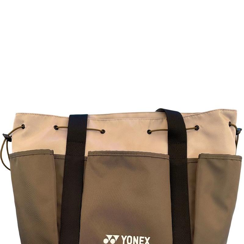YONEX Woven Fabric Shoulder Bag Regular Unisex Brown BA347CR-
