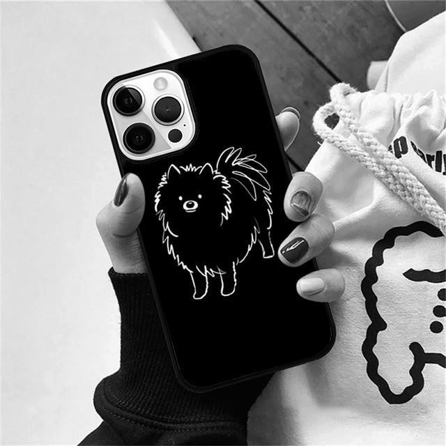 Шпиц Акварельный Собака Ракушка Чехол Для iPhone 17 Air 15 16 14 13 12 Pro Max 11 Pro Max Plus Чехол для Телефона