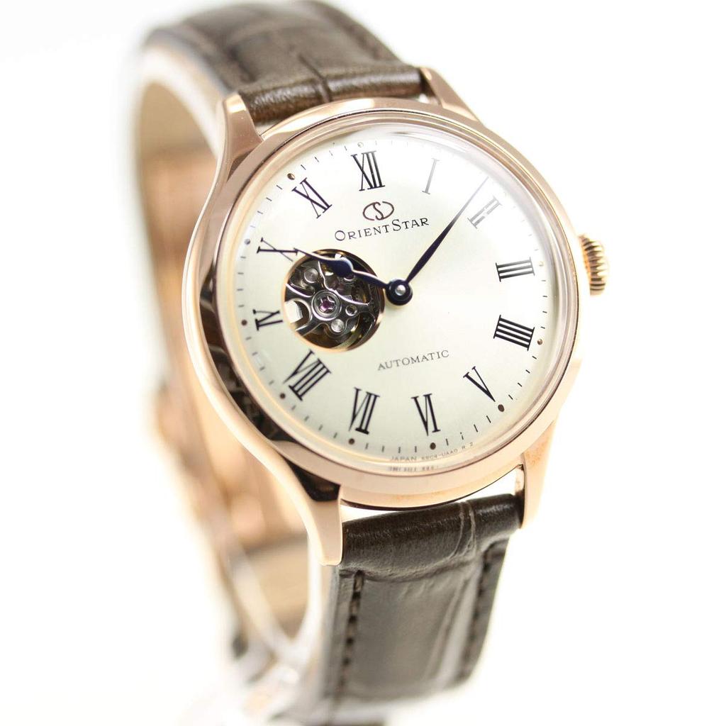 ORIENT STAR Automatic Watch Classic Mechanical Made In Japan 2 Years Domestic Warranty Open Heart White Silver [ORIENT STAR] Semi-skeleton