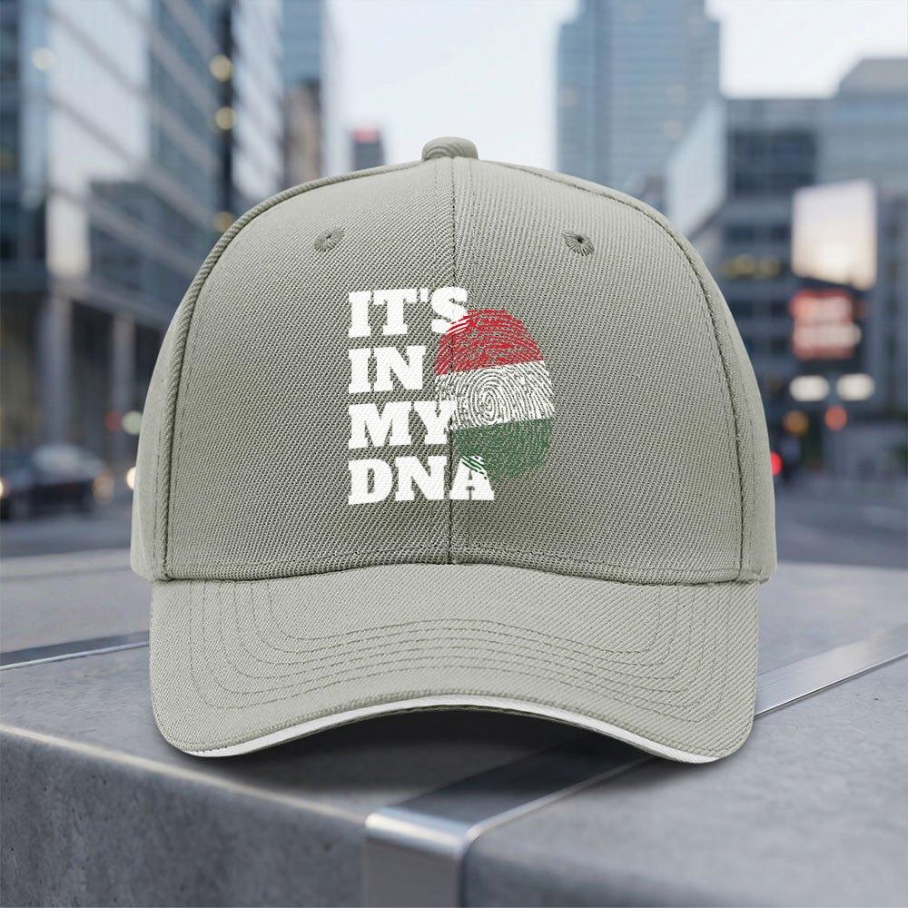 Hungarian Its in My DNA Hungary Flag Adjustable Baseball Cap