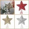 Shining Tree Topper Stars Five-pointed Star Christmas Tree Ornaments  New Year
