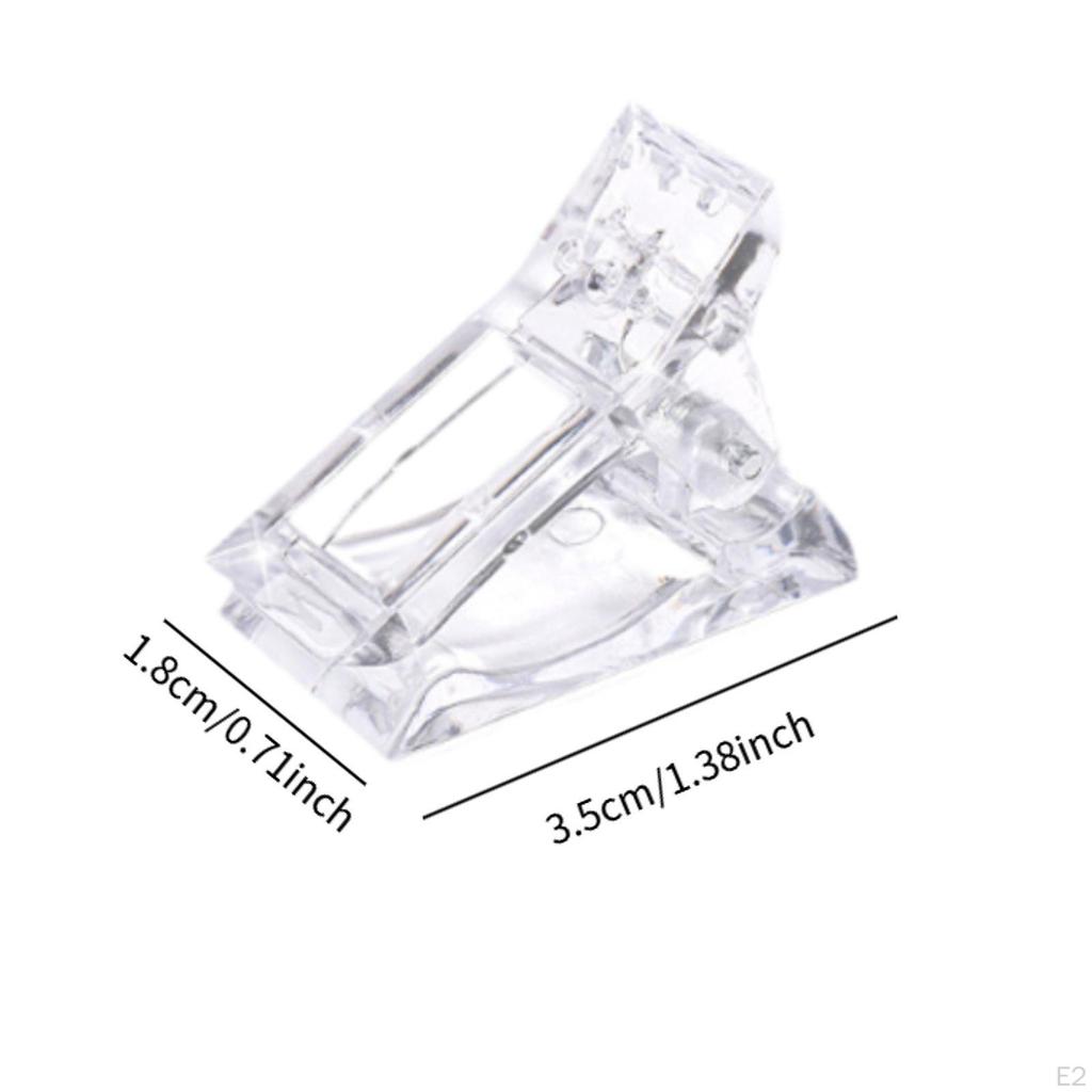 20 шт. зажимов для ногтей, аксессуары для зажимов для изгиба, многофункциональная сумка