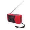 Аварийное радио, на солнечной батарее, с ручным динамо-приводом, портативное, самозаряжающееся, NOAA AM FM WB, зарядное устройство для телефона 2000 мАч, со светодиодным фонариком