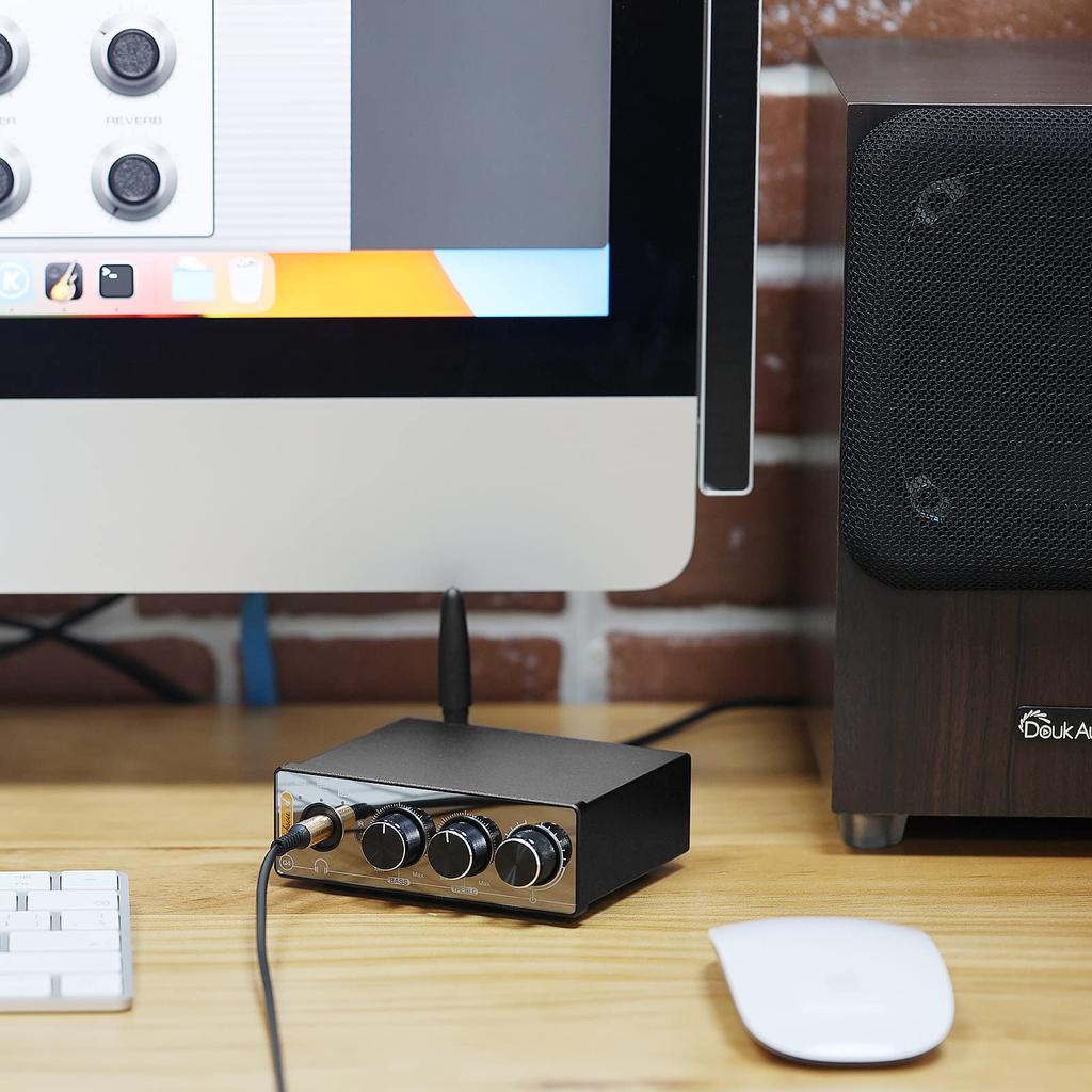 Nobsound Q4 192K Мини Bluetooth стерео приемник USB ЦАП плеер Аудио преобразователь Усилитель для наушников 5.0 COAX/OPT D/A (Q4)