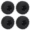 4 Pcs RC Wheel Tire Superior Handling Enhanced Control Abrasion Resistant Rubber Wheel Tyre for WLTO