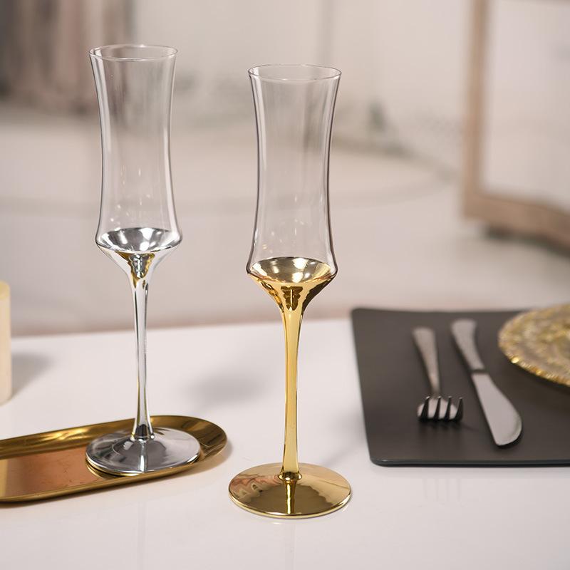 Бокал для шампанского бокал для красного вина пара бокалов свадебный подарок набор стопок цветные хрустальные бокалы коктейльный бокал