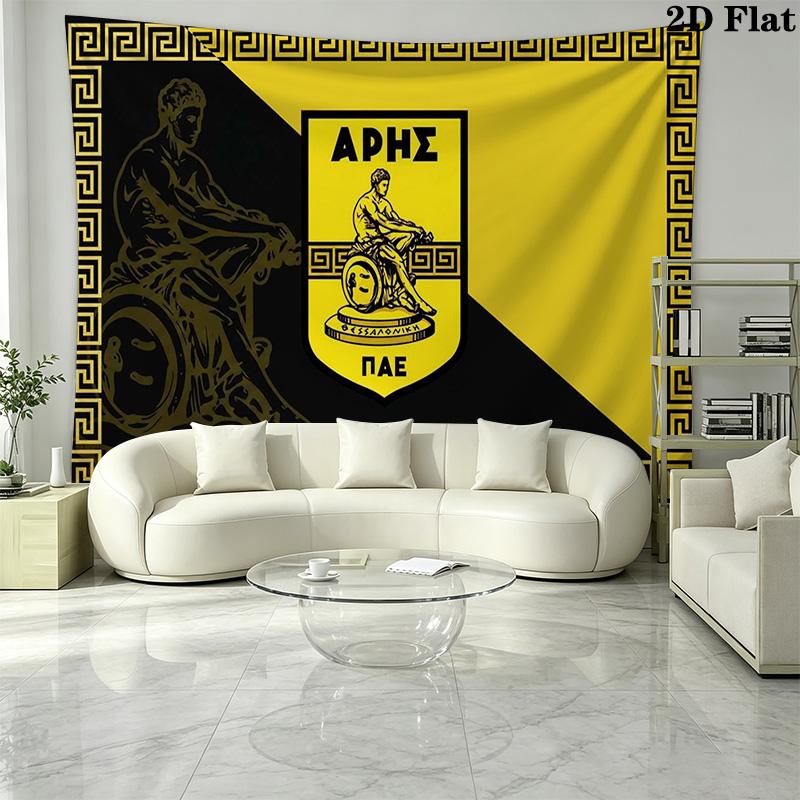 Aris Salónica Wall Tapestry Aesthetic Wall Hanging Printed Fabric Blanket Decorative Tapestries for Bedroom Living Room Home Decor