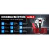 KINGBOLEN ECT300 Автомобильный электрический тестер цепей 0В-80В Тест сопротивления Набор щупов-осциллографов для компонентов Светодиодный дисплей Мультиметр