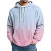 Men's Knit Hooded Sweatshirt Casual Long-Sleeve Sweatshirt