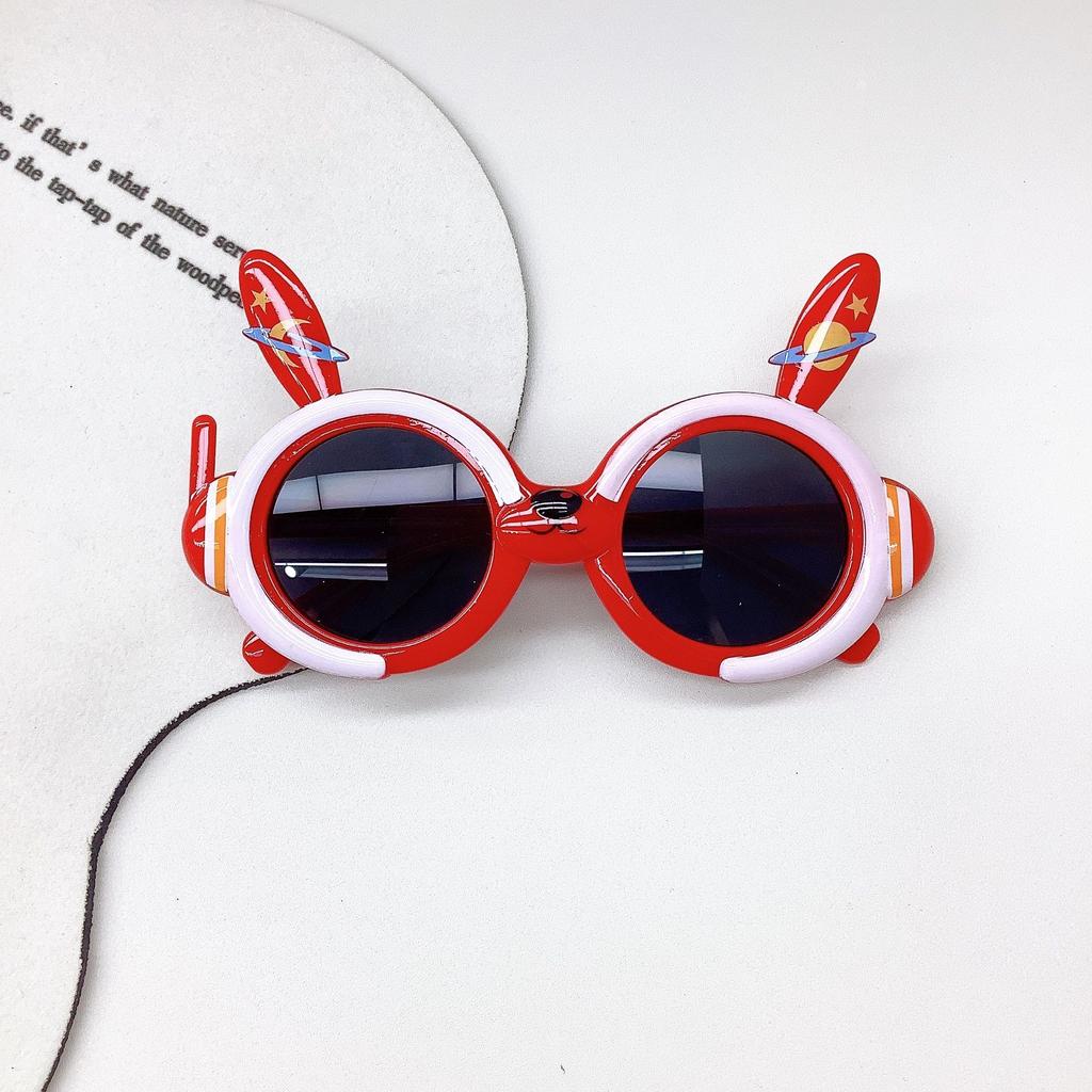 Детские солнцезащитные очки, очень милые, милые, детские солнцезащитные очки с кроликом, солнцезащитный крем с защитой от ультрафиолета для детей в виде кролика