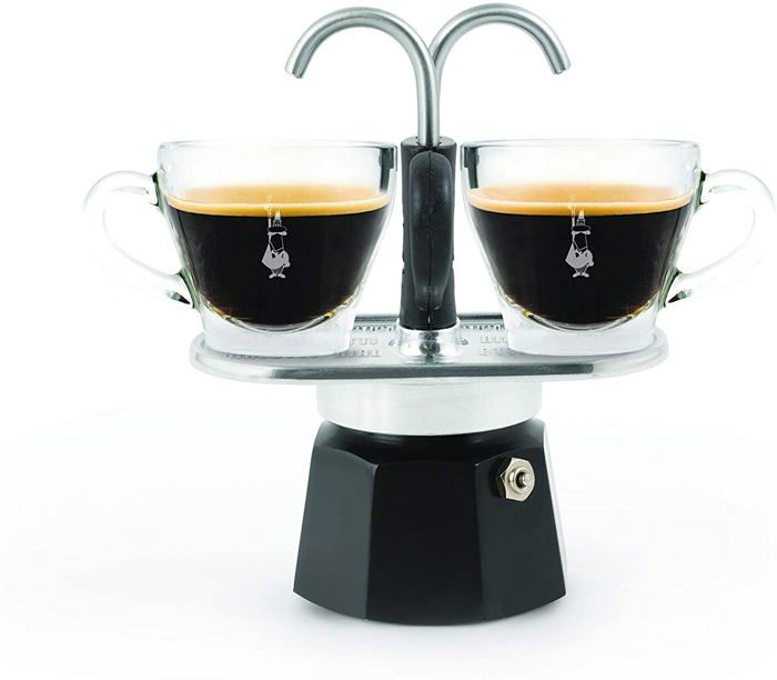 Cafetière - Bialetti - Mini Express - Aluminium - 2 Tasses - Réutilisable