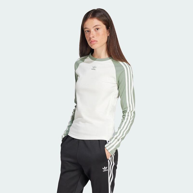 adidas Приталенная футболка с длинным рукавом