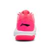 Li Ning Амортизирующие Отскакивающие Низкие Бадминтонные Кроссовки Унисекс Бело-Розовые AYTV017-2