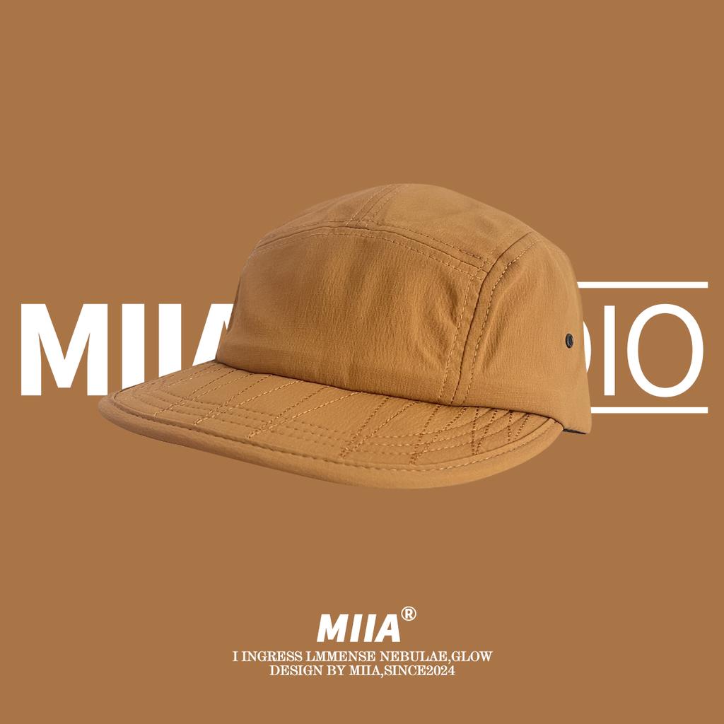 Корейская ретро-бейсболка из 5 панелей, быстросохнущая, унисекс, летняя, легкая и дышащая, модная, универсальная, с плоскими полями, в стиле хип-хоп