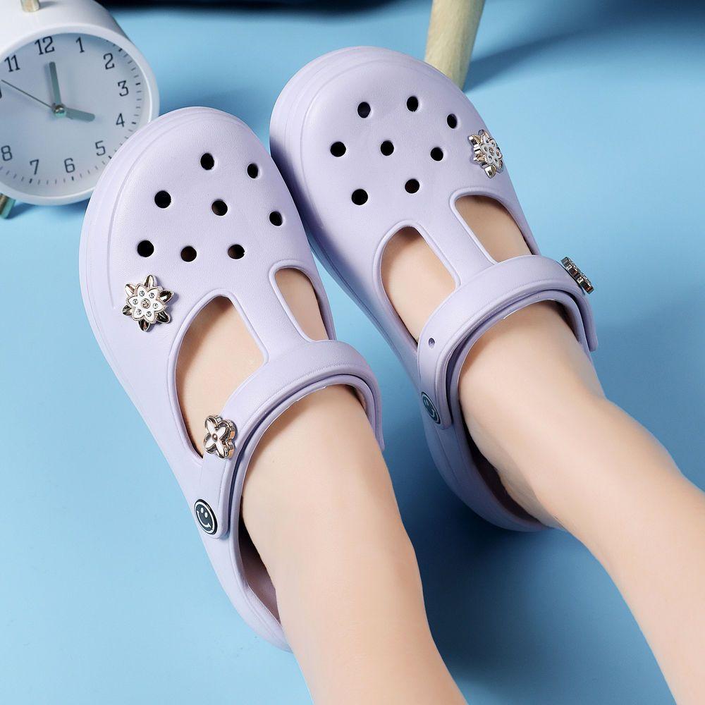 Модные шлепанцы с каблуком, детская обувь, лето 2024, домашние женские тапочки и сандалии, мягкие, удобные, элегантные, Eva, дизайнер Y