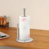 Yousheng Vertical Tissue Holder Paper Towel Stand with Anti-Slip Weighted Base Kitchen Countertop Freestanding Paper Towel Rack