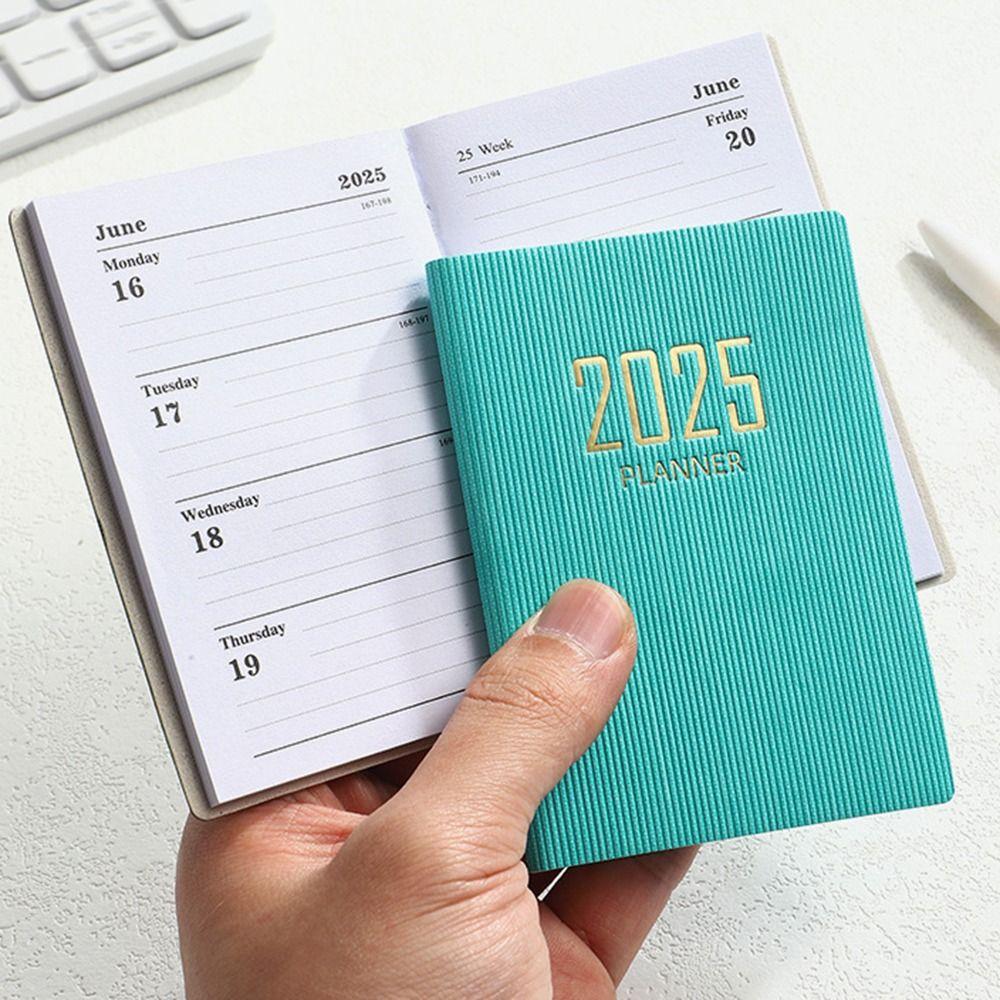 12 Months 2025 Schedule Planner Notepad English 365 Days Notepad Efficiency Plan Notebook  School
