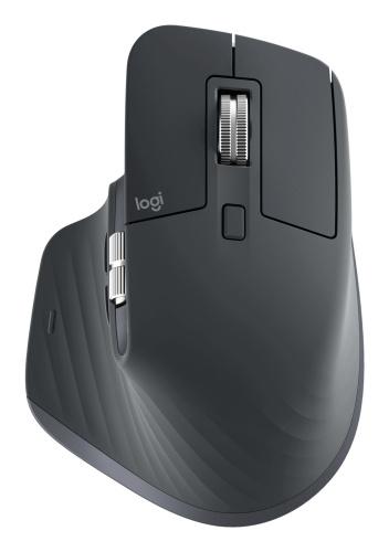 Logitech MX Master 3S Wireless Mouse RF Wireless + Bluetooth, 8000 DPI, Graphite